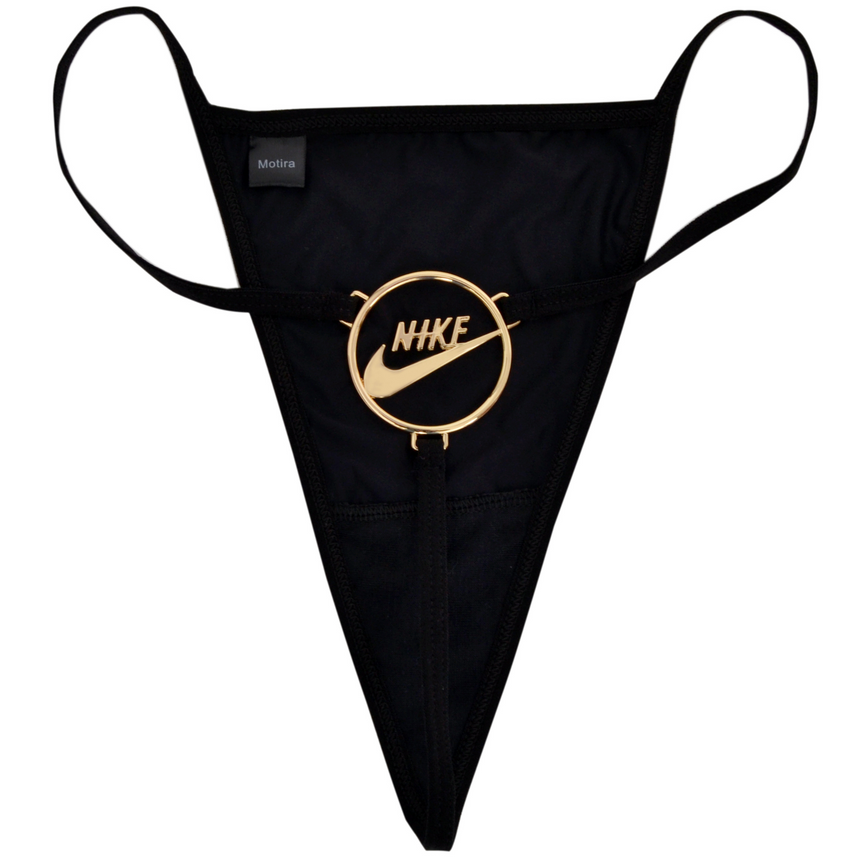 Reworked Nike thong | Black