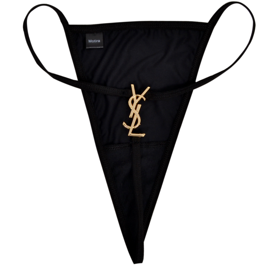 Reworked YSL thong | Black