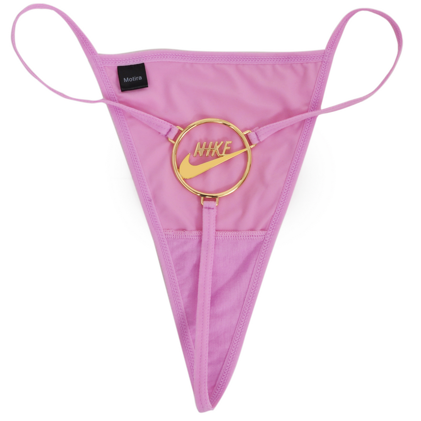 Reworked Nike thong | Pink