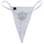 Reworked CD thong | White