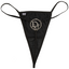 Reworked CD thong | Black