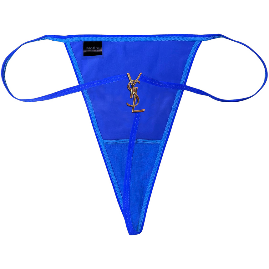 Reworked YSL thong | Blue