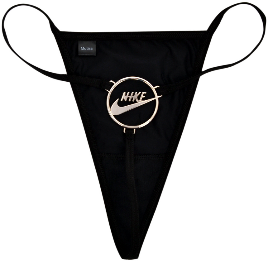 Reworked Nike thong | Black